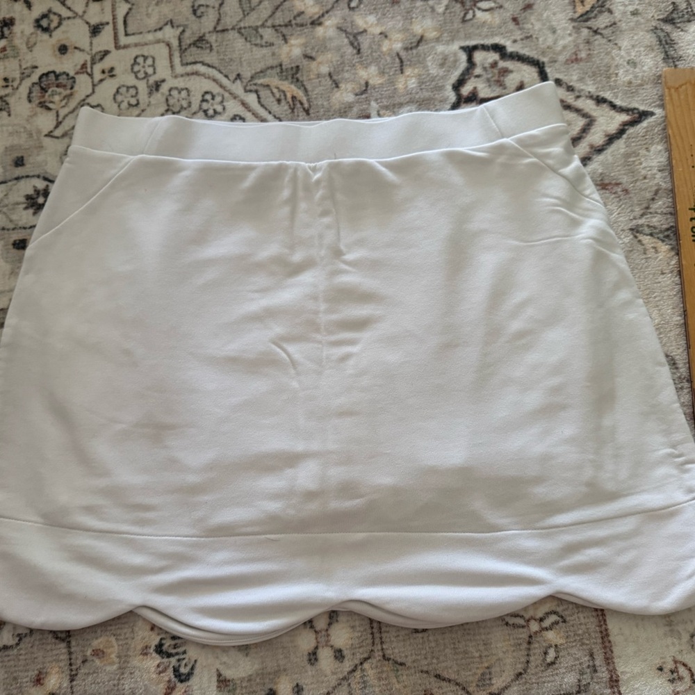 Rafaella White Mini Skort L/G